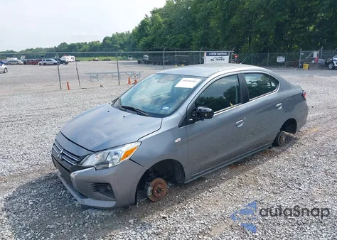 2022 Mitsubishi Mirage G4 Black Edition/Es/Le z USA, uszkodzony, nr VIN ML32FUFJ5NHF06999